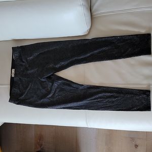 Hollister medium sparkly black leggings